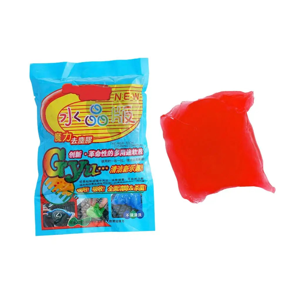 Car Cleaning Gel Slime Magic Mud Automobile Air Vent Computer Keyboard Dirt Dust Remover Gel Car Wash Interior Cleaning Tool Qme A