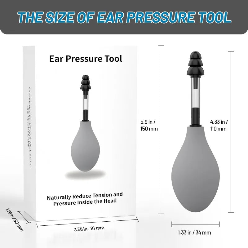Natural Ear Massage Tool Calm Relieve Pressure Sinus Discomfort Qme