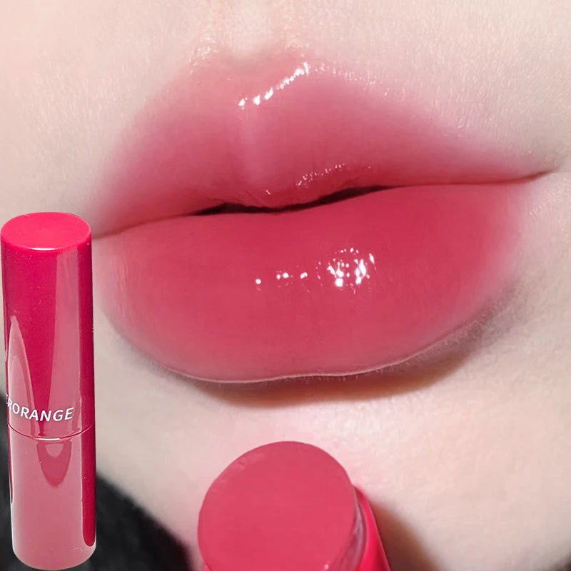 Rose Tea Brown Jelly Lipstick Crystal Tinted Lip Balm 8 Colors Anti-cracking Cherry Peach Lip Gloss Repairing Lip Care Cosmetics Qme 04