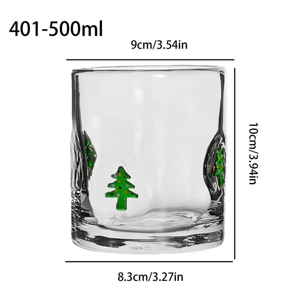 Coffee Cups Christmas Crystal Glass Cup Reusable Drinkware Glasses Qme B China Mainland