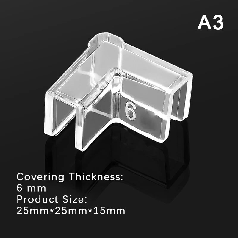 Adhesive Protective Cover Aquarium Accessories Silicone Transparent Qme 6mm