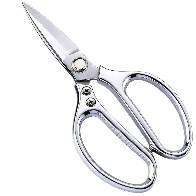Multi-purpose Stainless Steel Kitchen Shears Heavy-duty Poultry Qme silvery