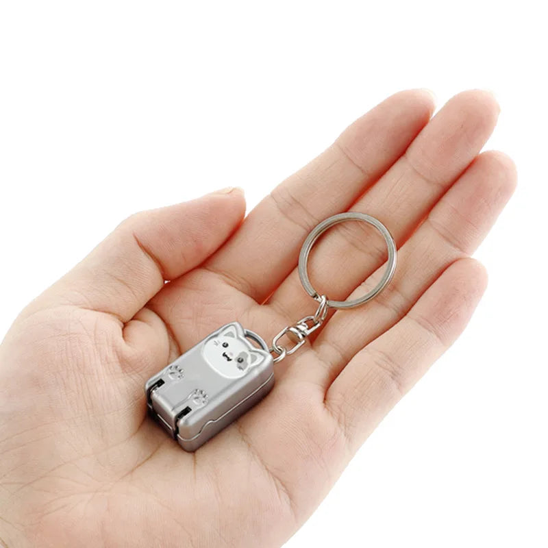 Nail Clipper Portable Folding Clippers Stainless Steel Mini Pendant Qme