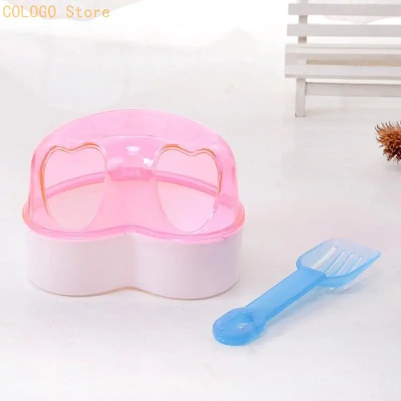 Hamster Bathroom Bathtubs Box Sand Bath Container Bathing Bowl Qme