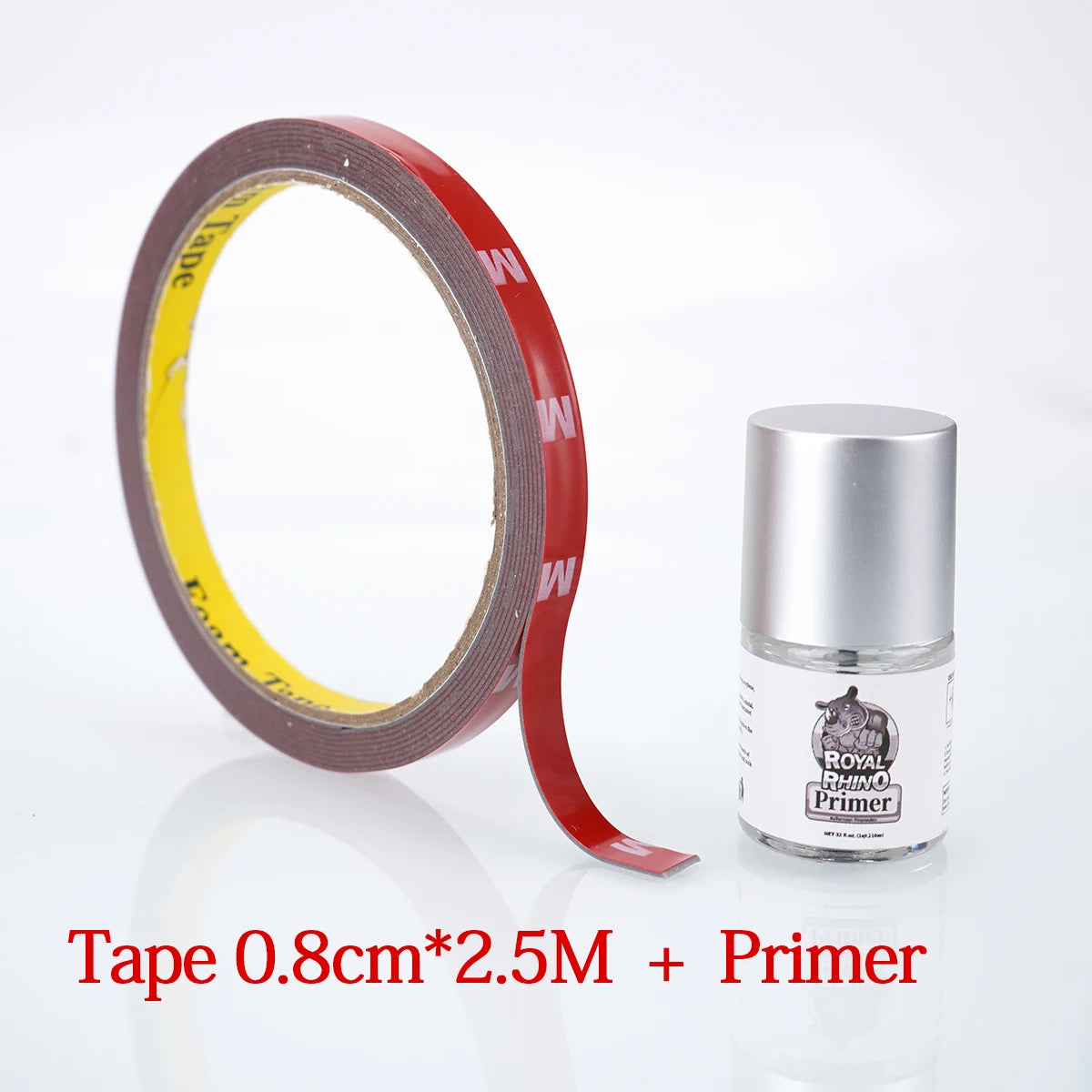944 Primer Adhesion Promoter and Double Sided Tape Super Paste Combination 10ml Double Sided Tape Aid For Car Accessories Qme Primer 8mm tape