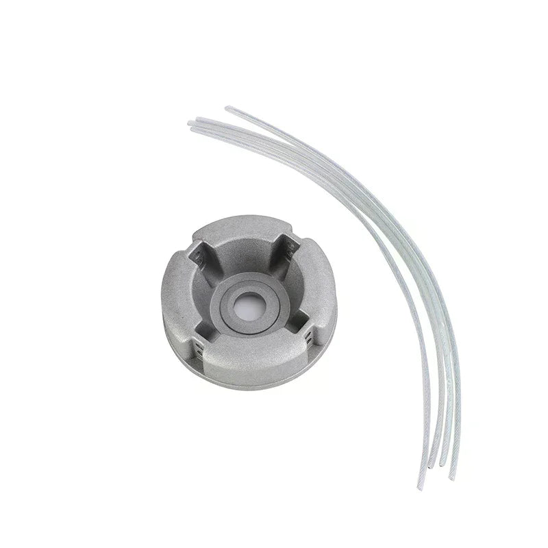 Universal Aluminum Alloy Lawn Mower Head With Nylon Steel Lawn Mowing Line Lawn Mower Replacement Parts Qme