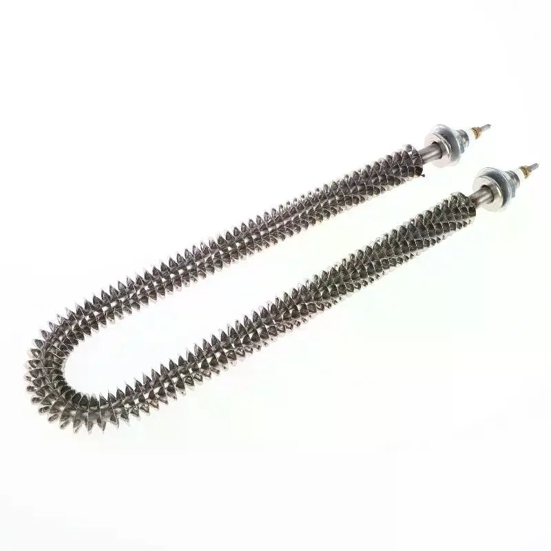 Finned Heat Pipe Heating Pipe U Type Finned Electric Heat Tube Stainless Steel Fin Heating 220V1KW 201 U Shape Heat Pipe Qme