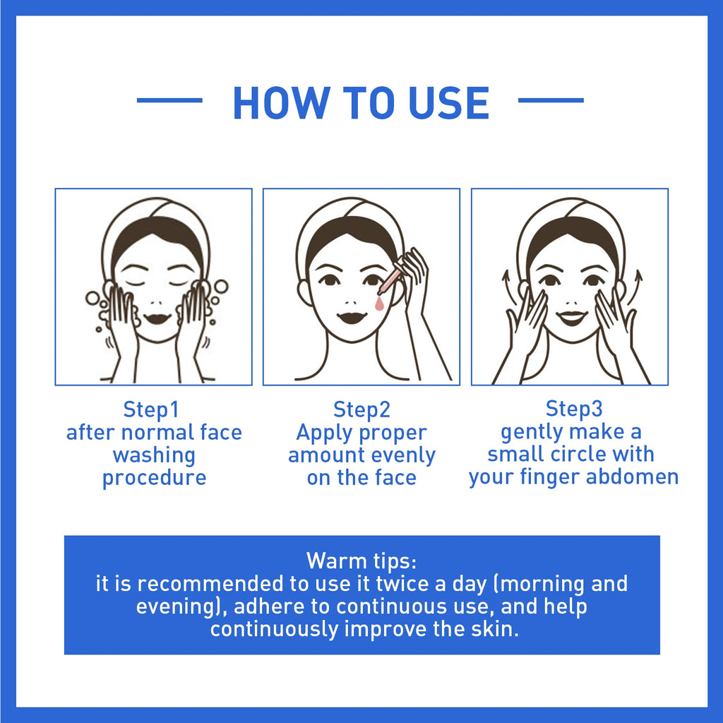Collagen Face Serum Tighten Lifting Lightening Fine Lines Wrinkle Nourishing Anti-aging Moisturizing Brighten Essence Skin Care Qme