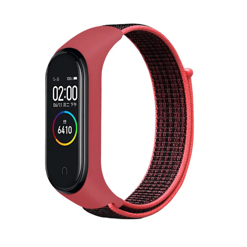 Durable Nylon Loop Watch Strap Freely Adjustable Velcro Xiaomi Mi