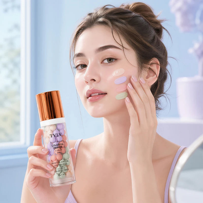 Four Makeup Primer Waterproof Sweat Proof Moisturizing Comfortable Qme