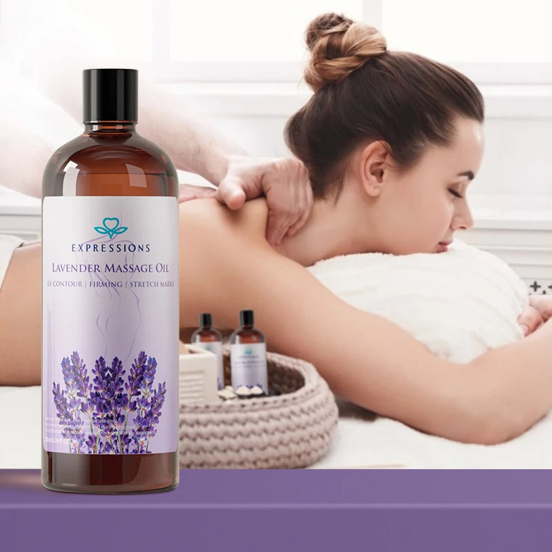 EXPRESSIONS LAVENDER MASSAGE OIL Qme