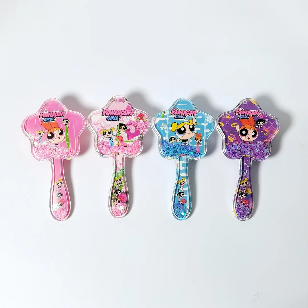 Kuro Mi Cartoon-Printed Comb Student-Style Cushioned “Shake-and-Play” Air-Cushion Comb Anti-Static Comb for Reducing Frizz Qme 011 Random Style