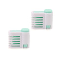 2pcs Cake Slicer 5 Layers Adjustable DIY Bread Knife Splitter Cutting Leveler Toast Slicer Fixator For Kichen Bakeware Tool Qme Green