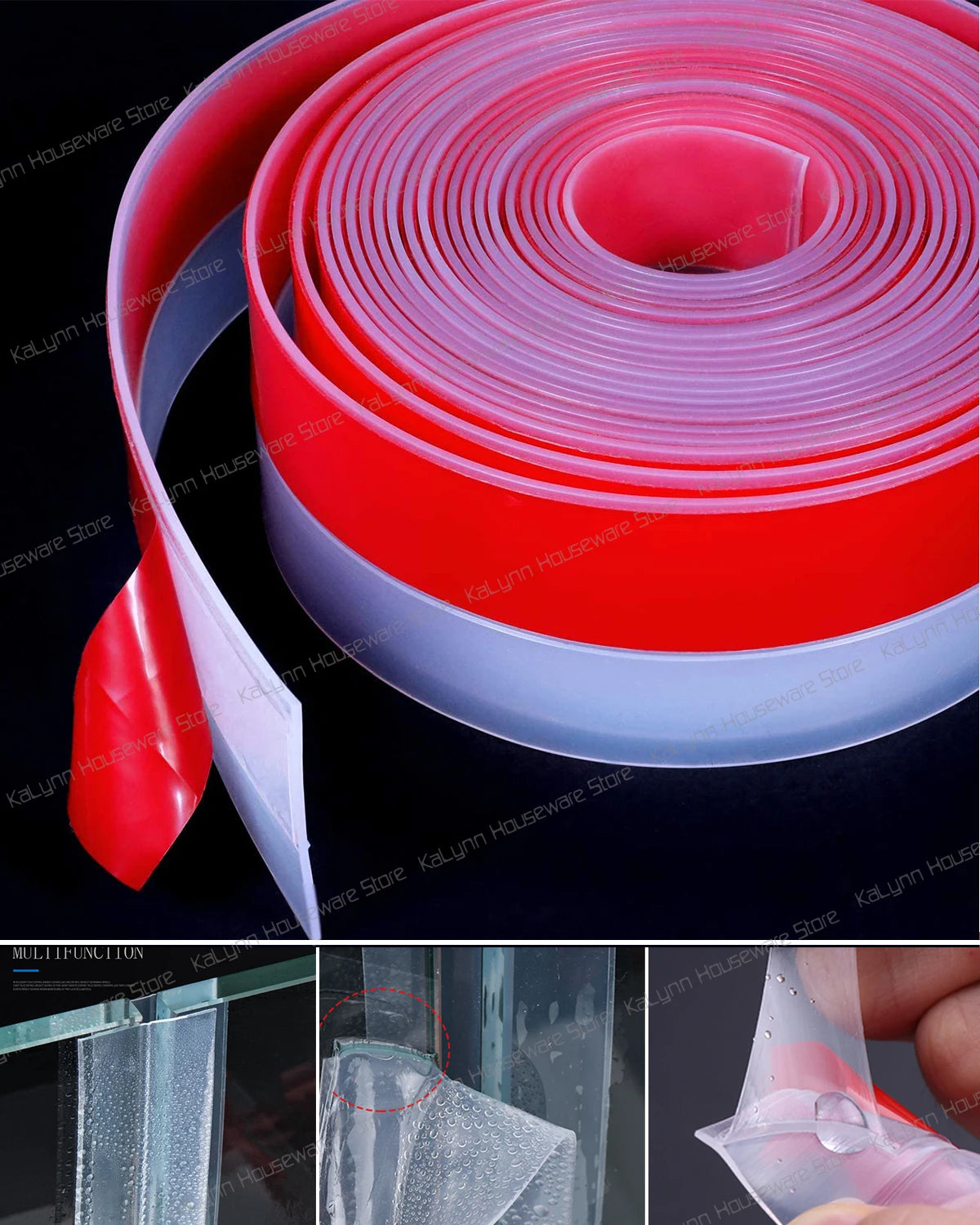 5M-10M Door Bottom Seal Strip Weather Window Rubber Weatherstrip Qme Strong Adhesive 5 Meters 35mm Width