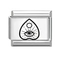 1pc Original Laser Engraving Star Art LOVE Heart Fish Charm Link fit 9mm Stainless Steel Jewelry Making DIY Italian Bracelet Gif Qme Style 4