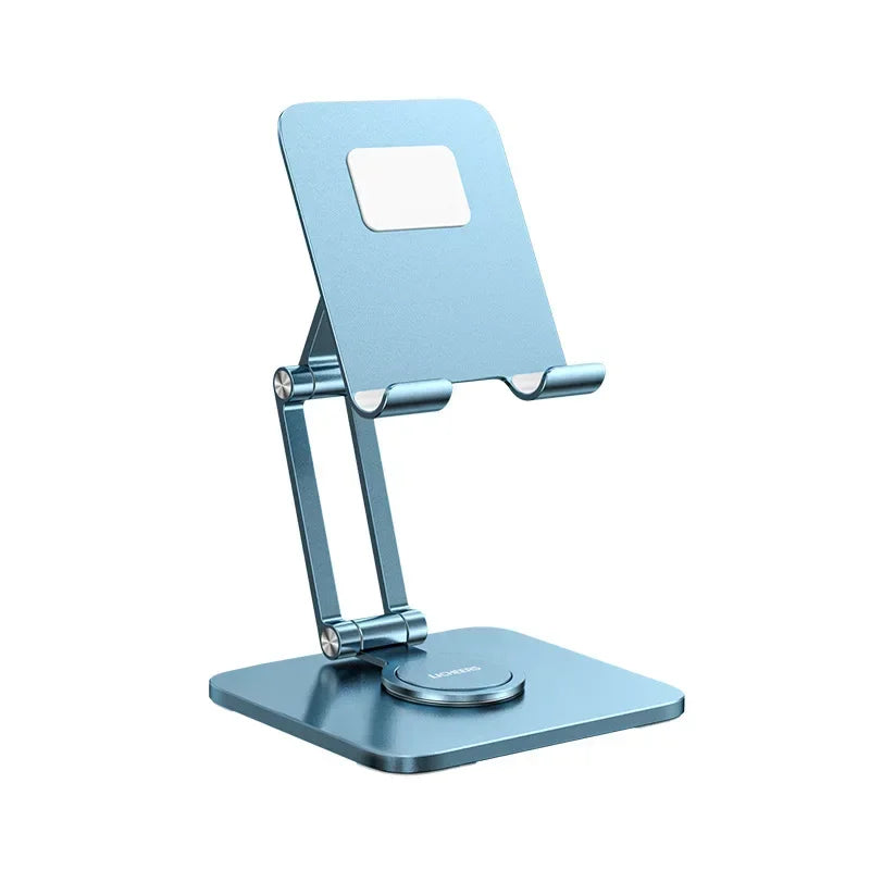 360° Metal Desk Mobile Phone Holder Stand For iPhone iPad Xiaomi Adjustable Desktop Tablet Holder Cell Phone Stand Qme