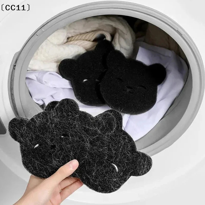 Pet Hair Remover Bear Shape Laundry Ball Washing Machine Lint Catcher Qme Default Title