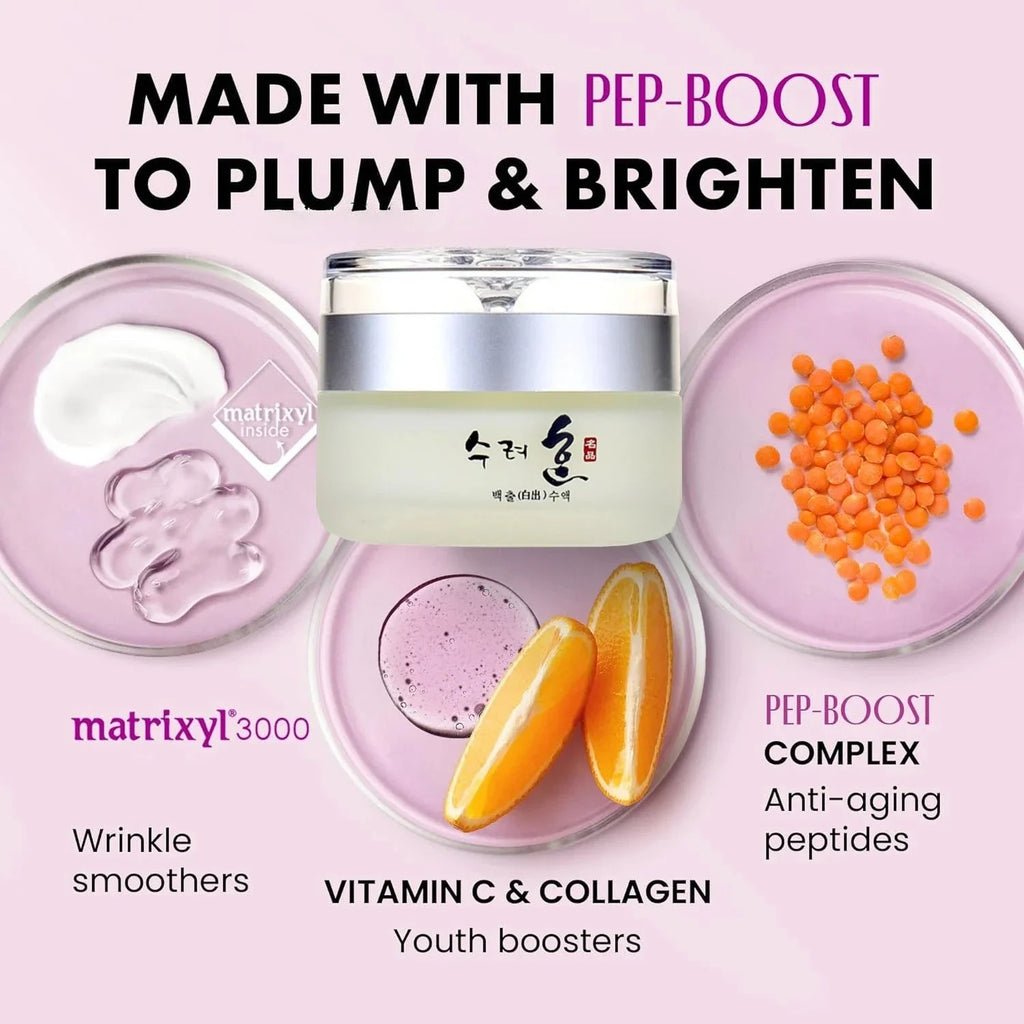 Collagen Anti Aging Face Cream Peptide Complex Facial Wrinkle Day Qme