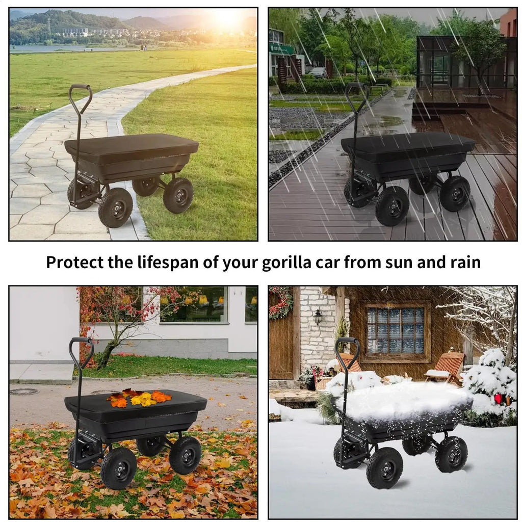 Garden Cart Cover Uv Protection Trolley Protector Trolley Protector Cover For Yard Backyard Patio Porch Outside Lawn Barn Farm Qme