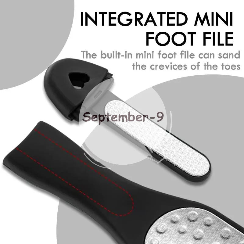 Foot File Pedicure Tool Easy Use Dual Coarse Fine Grinding Surfaces Qme