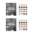 100pcs Halloween Acne Patches Soothing Repair Patch Pumpkin & Bat Shapes Breathable Invisible Acne Spot Cover Skin Care Qme 2 x 100pcs Boxed