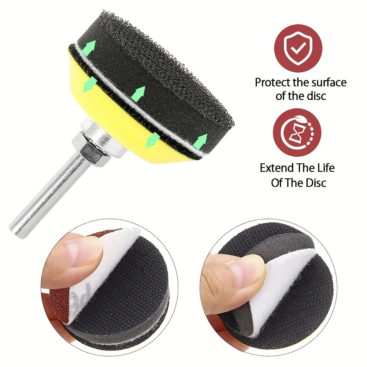 Sand grinding disc, sand pad, hook ring, sand grinding disc, sand piece, quick replacement, sandpaper for car polishing Qme