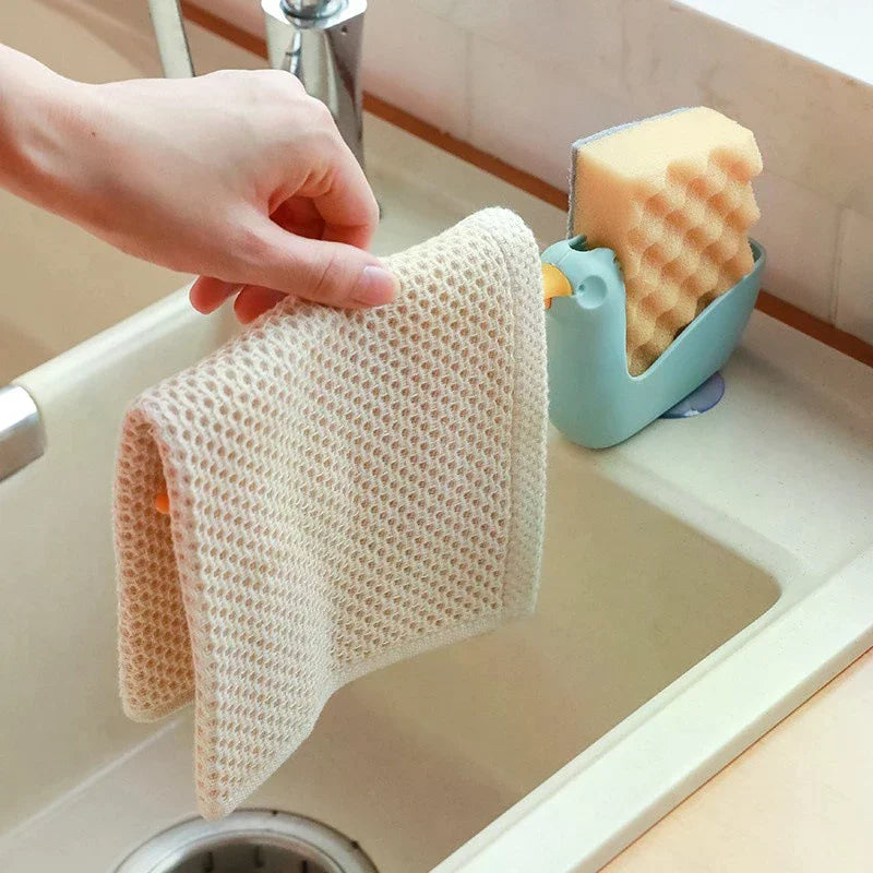 This Dishcloth Rack Is A Sink Drainer And Storage Rack Suitable For Kitchens And Bathrooms Qme