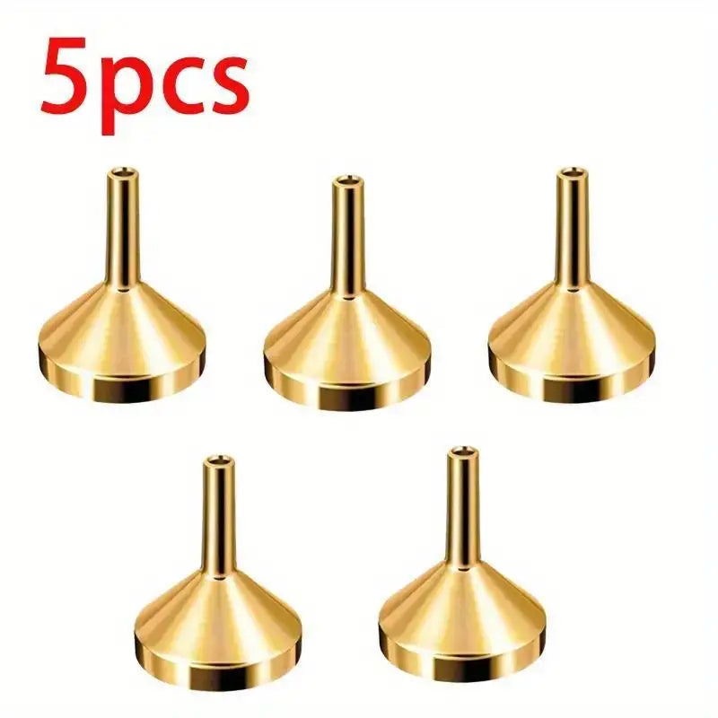 5Pcs special filling funnel for perfume and essential oils, which can easily fill various liquids, is easy to use and easy to ca Qme 5pcs 1