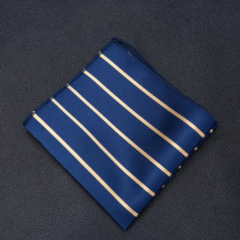 Men Pocket Square Suits Hanky for Men Plaid Handkerchiefs Casual Suit Square Handkerchief Towels for Party Classic Suit Napkin Qme A31