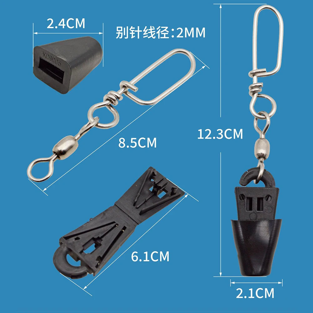 Fishing Downrigger Cable Connector Heavy Duty Line Terminator Downrigger Accessory Downrigger Connector for Salt and Freshwater Qme