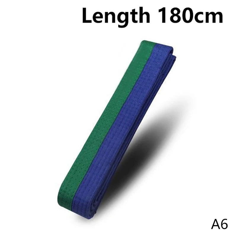 Taekwondo Colored Ranking Belts Cotton Martial Arts Judo Karate TKD Qme A6