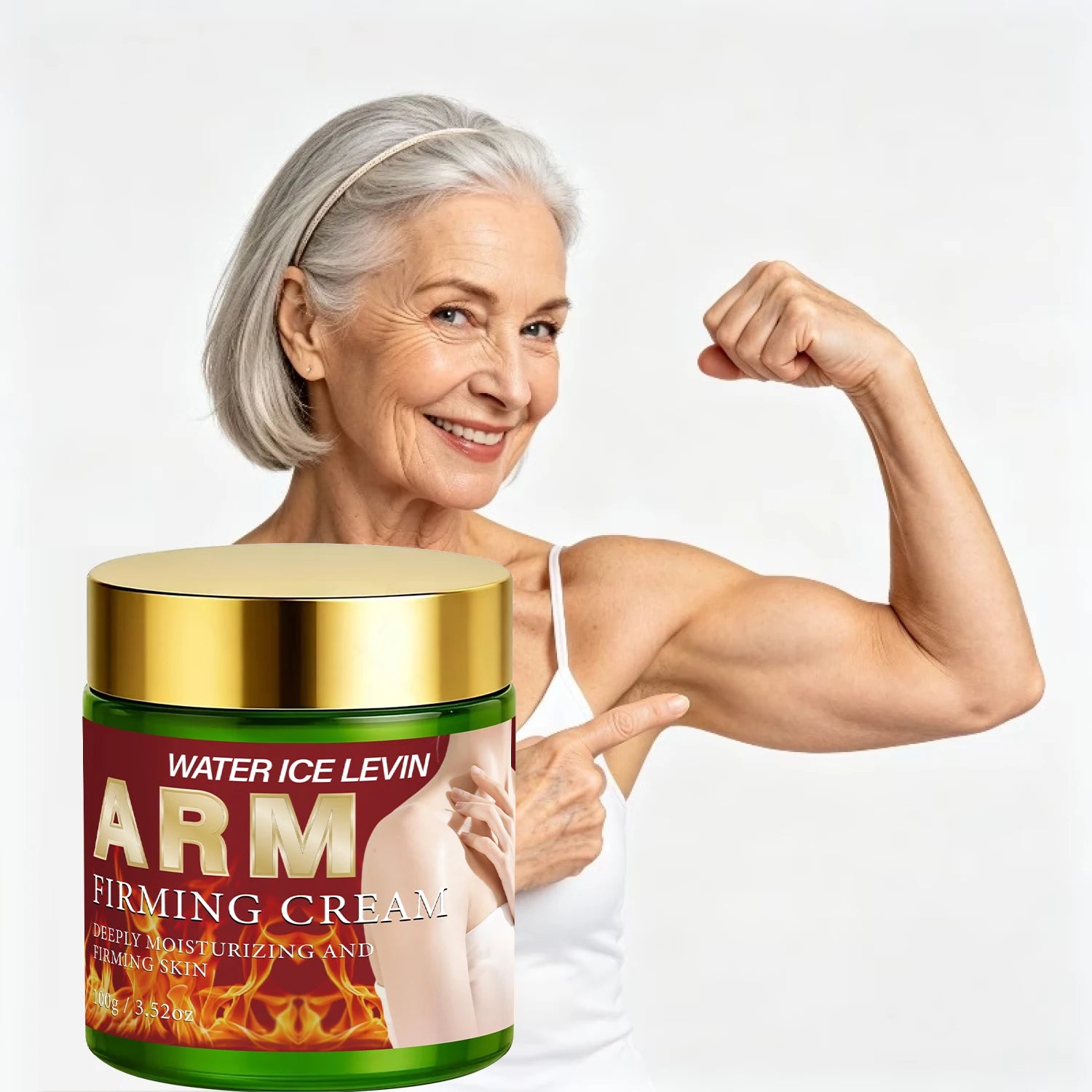 Magnesium Arm Firming Cream, Deeply Moisturizing & Tightening Body Skin Care Qme