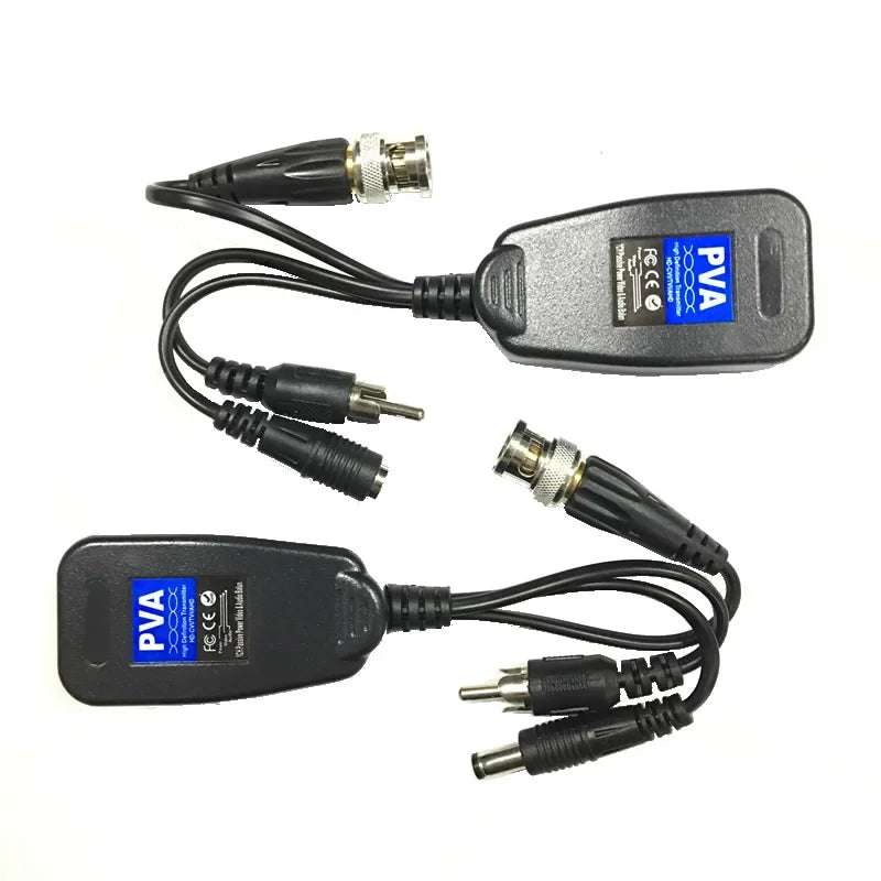 Anpwoo 205PVA 200M Range For HD CVI/AHD/TVI Twisted BNC CCTV Passive Transceivers Cat5 CCTV UTP Video Balun IPC For 2MP 3MP 4MP Qme