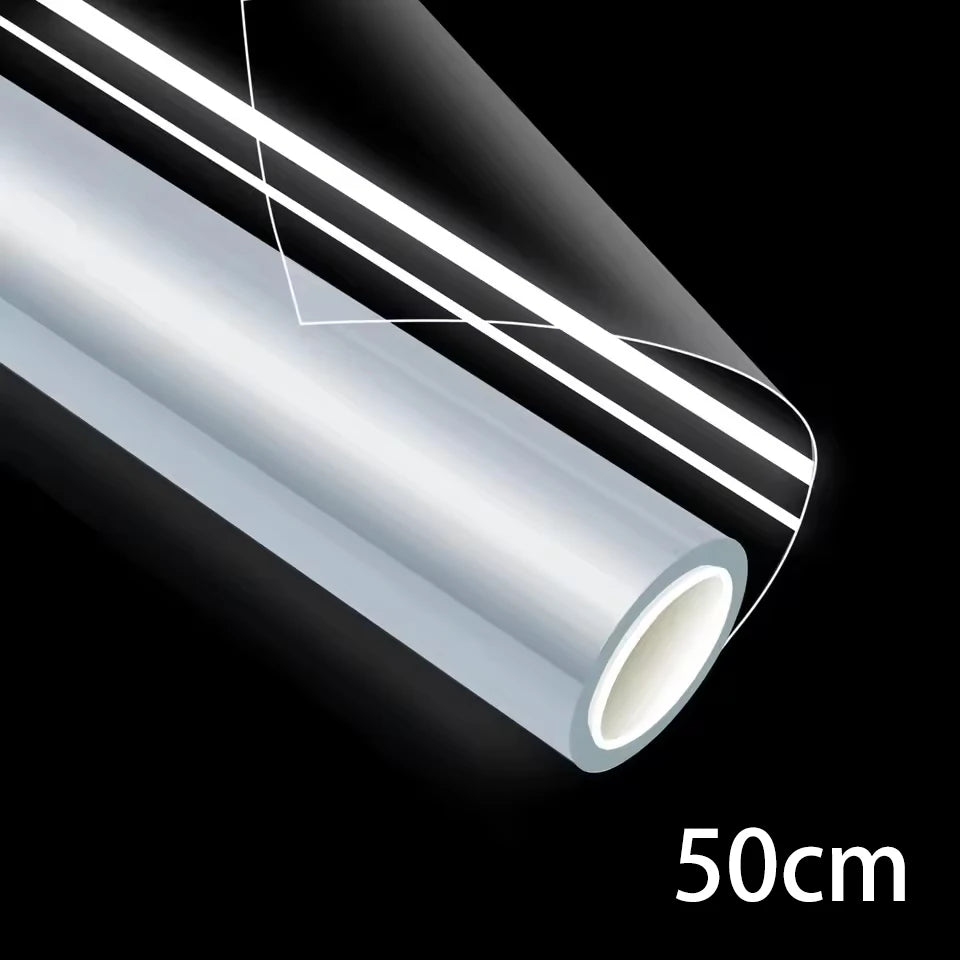 Safety Window Films Shatterproof Glass Transparent Self-adhesive Qme fangbaomo 50cmX5m