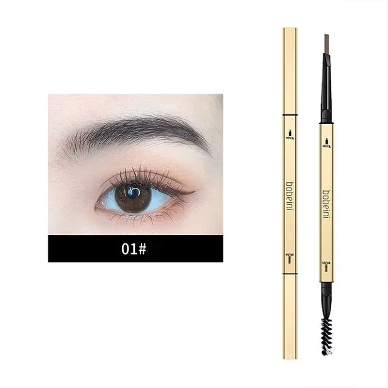 Waterproof Eyebrow Pencil, Eyebrow Pencil For Beginner, Extremely Fine Double-headed Eyebrow Pencil, Durable And Long Lasting Qme 01
