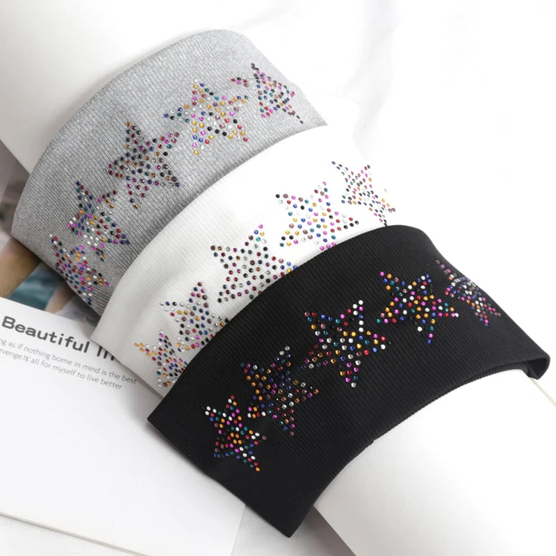 Simple Fashion Black Elastic Hairbands Girls No Slip Soft Hair Qme
