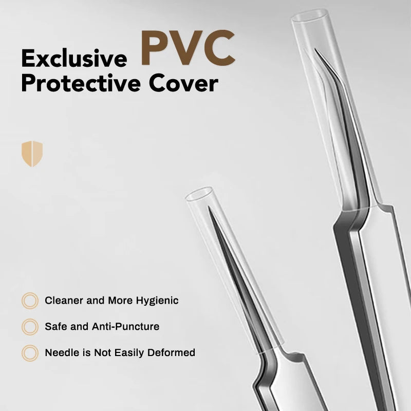 NATUHANA Professional Eyelash Extension Tweezers Precision Qme
