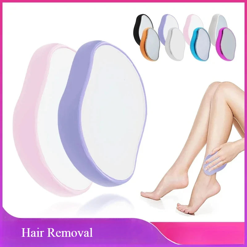 Crystal Hair Removal Eraser Painless Safe Reusable Easy Clean Depilation Tool Physical Glass Hair Removal Body Beauty Eraser Qme