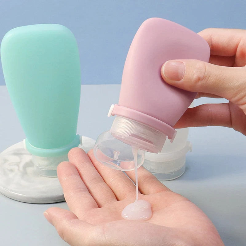30 60 Silicone Travel Bottles Leak-proof Squeezable Refillable Qme
