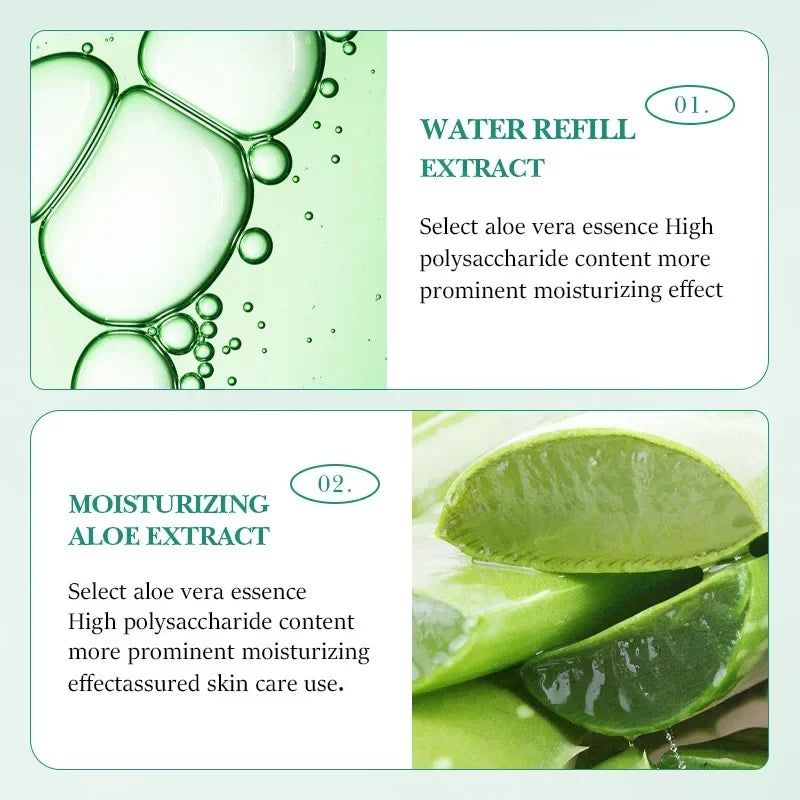 SADOER Aloe Facial Soap Face Wash Foam Facial Cleanser Moisturizing Firming Hydrating Oil Control Body Bathing Handmade Soap Qme