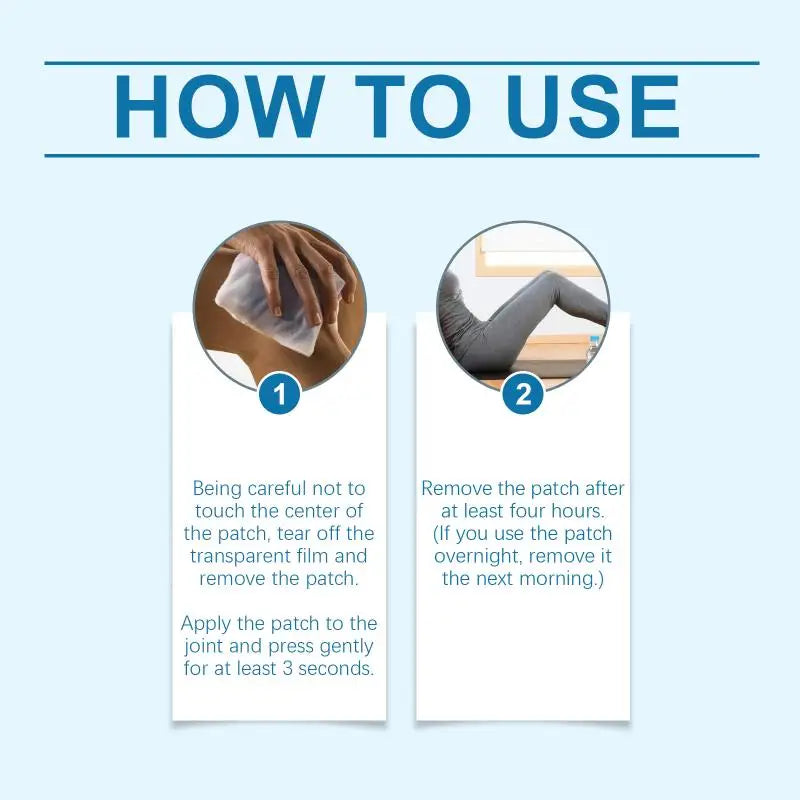 Joint Patch Hyaluronic Acid Advanced Relief Soft Nourishment Knees Qme one size