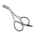 Eyebrow Scissors Stainless Steel Comb Accurate Symmetrical Shaping Qme one size