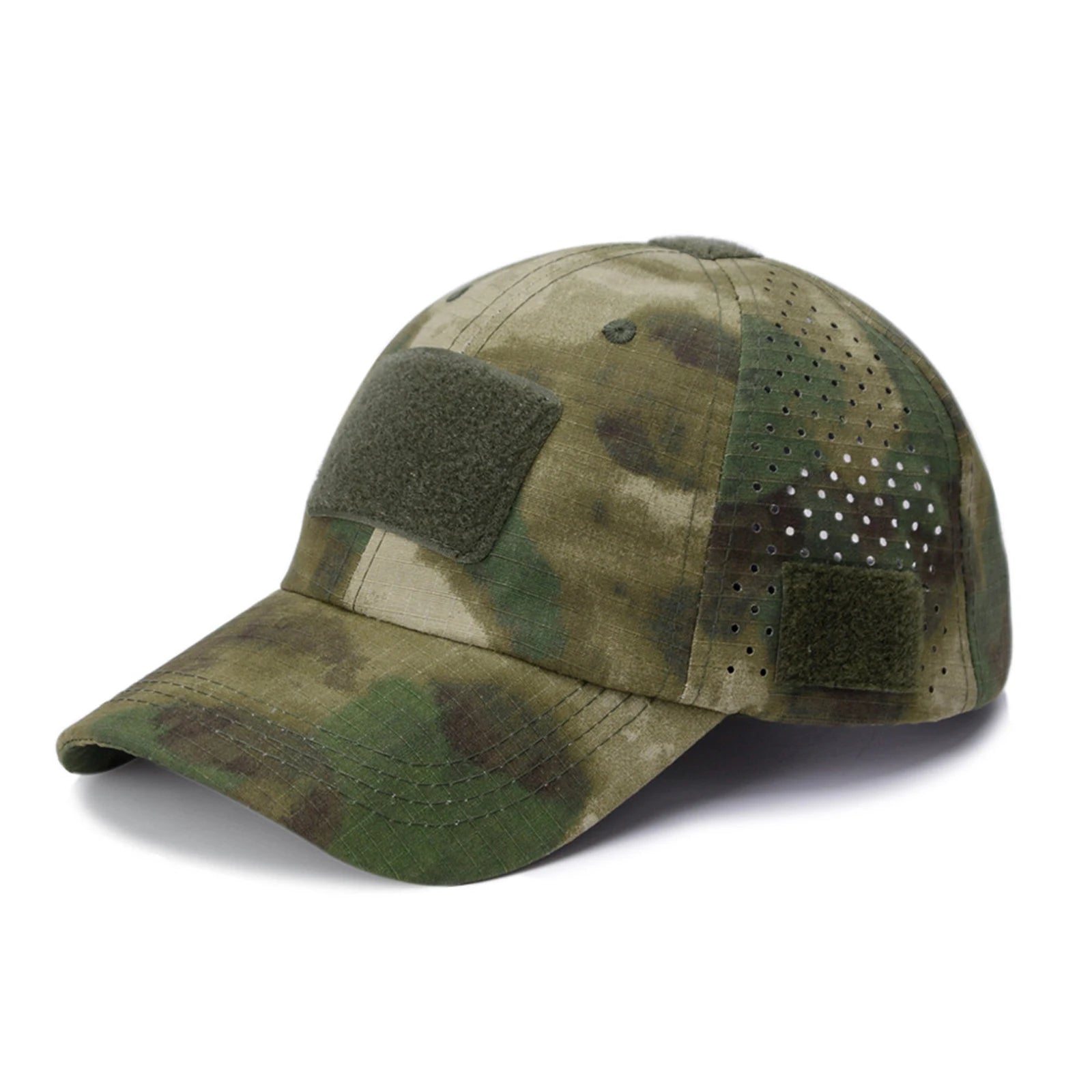 Unisex Sports Leisure Breathable Camouflage Baseball Cap Fashion Military Fan Sun Hat Outdoor Running Hiking Adjustable Hat Qme H One Size