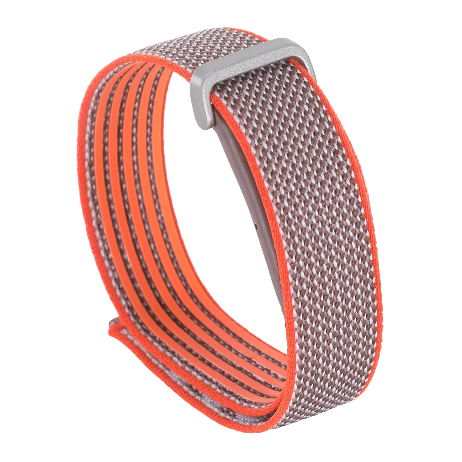 The New Woven Nylon Bicep Arm Band Replacement Strap For Google Fitbit Air Sport Fitness Tracker Adjustable Armband Accessories Qme Metal buckle B 1PCS