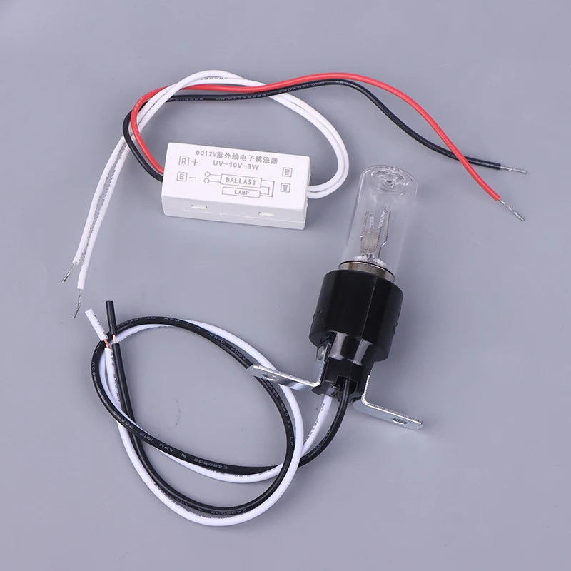 DC 12V Steril Lamp Germicidal Light 185-254nm Sterilization Qme