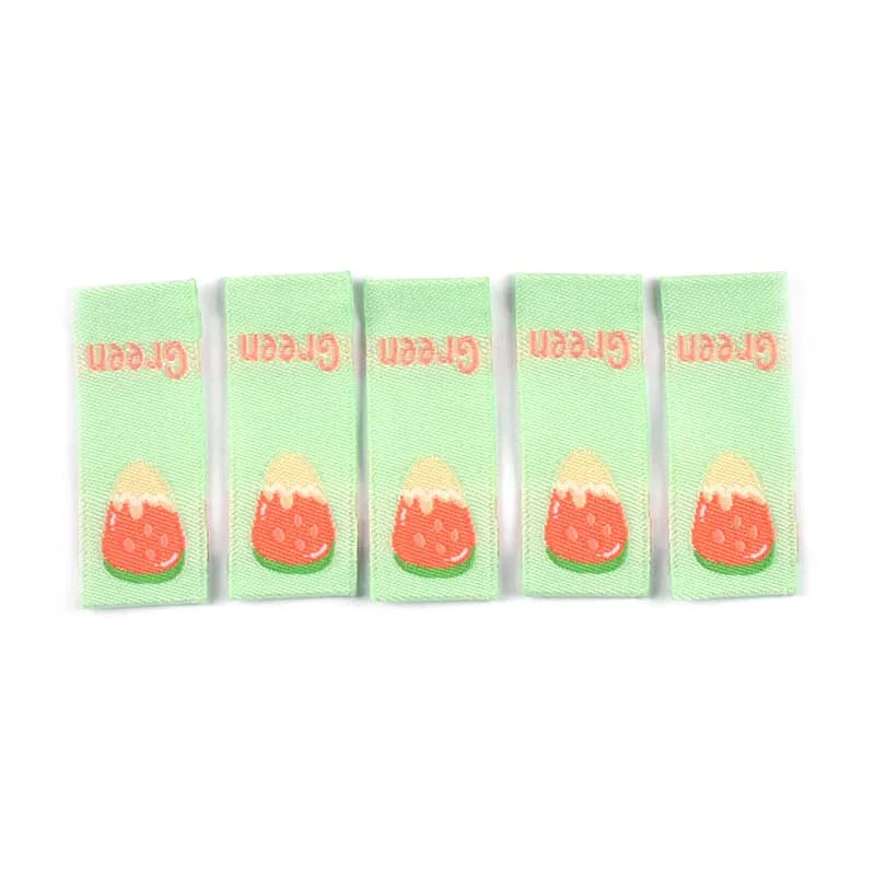 50pcs Cute Cartoon Flower Kids Clothes Labels For Sewing Accessories Embroidery Tags DIY Hats Bags Crafts Garment Supplies c3614 Qme 3