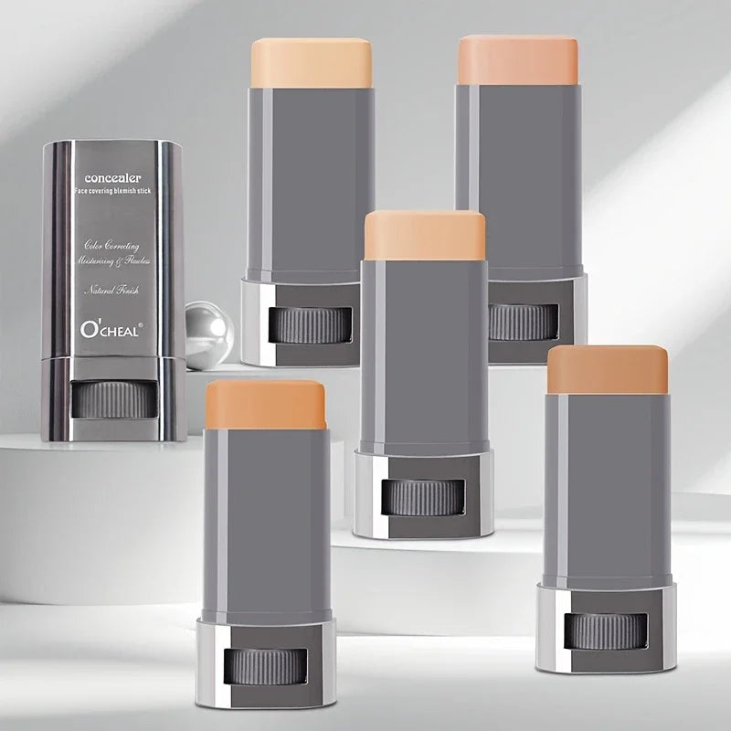 Cream Foundation Stick Flawless Satin Powder Long-lasting Waterproof Qme