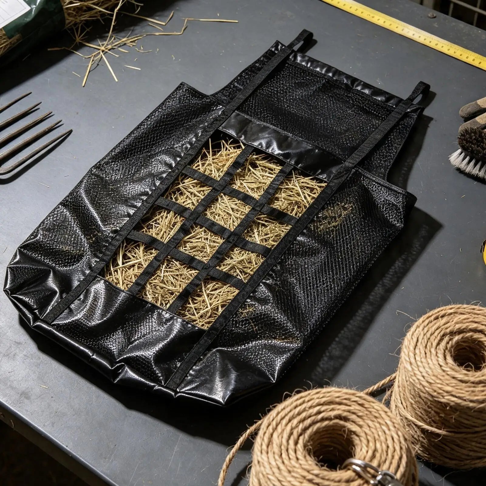 Hay Nets Horses Heavy-duty Tear-resistant Strong Load-bearing Slow Qme