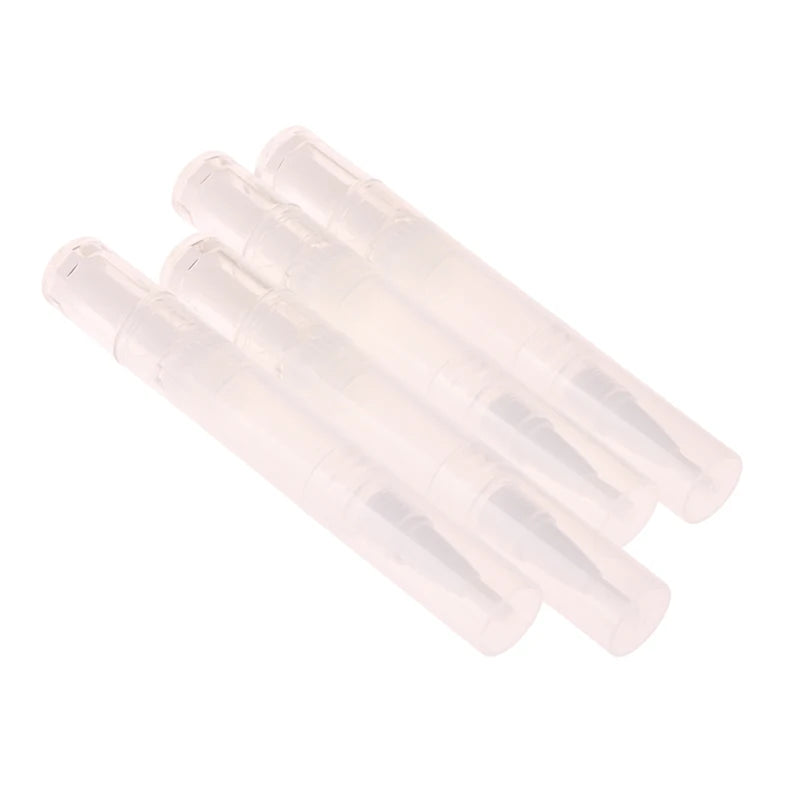 5 Refillable Nail Oil Pen Brush Tip Empty Applicator Cuticle Eyelash Qme