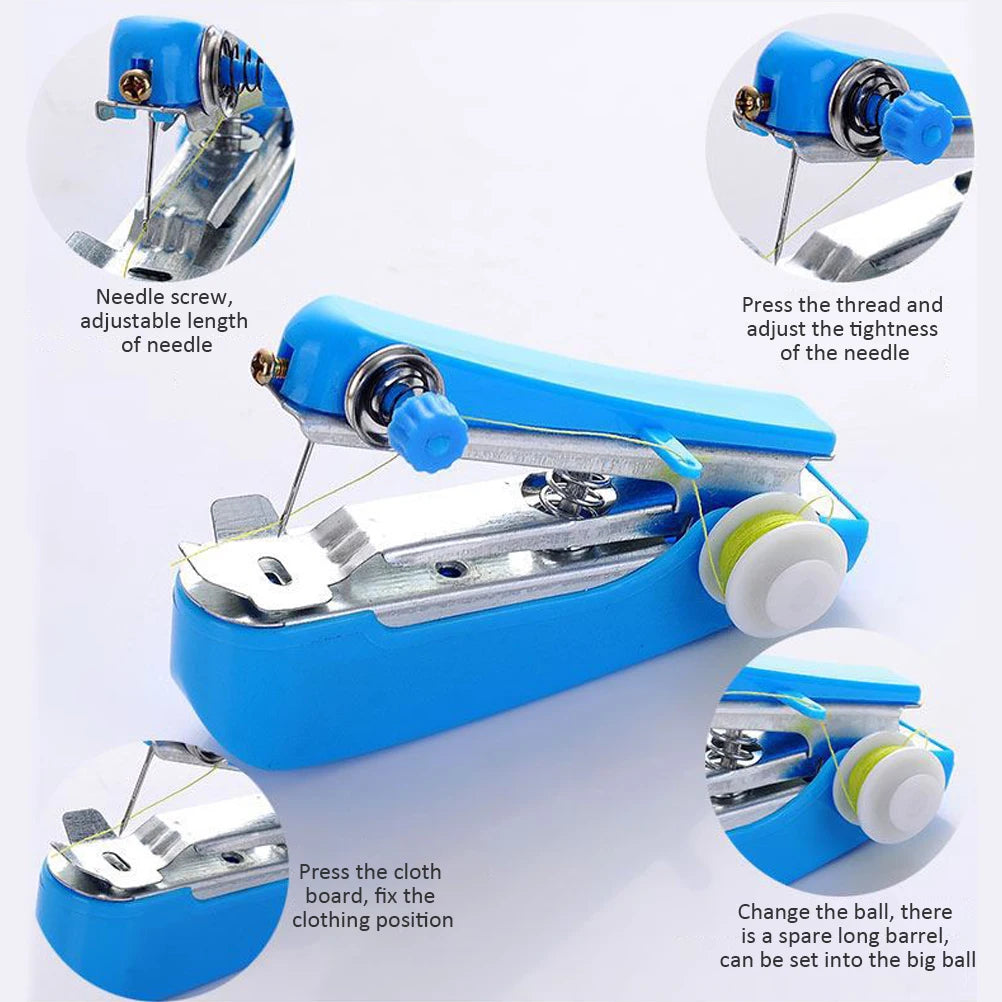 Mini Sewing Machine Handmade Sewing Machine Random Color Mini Sewing Machine Portable Handmade Sewing Machine Qme